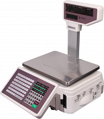 Весы торговые с печатью этикетки CheckWay CW-500P со стойкой в Нижнем Тагиле